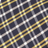 Navy Check Silk Slim Tie - Tie Doctor